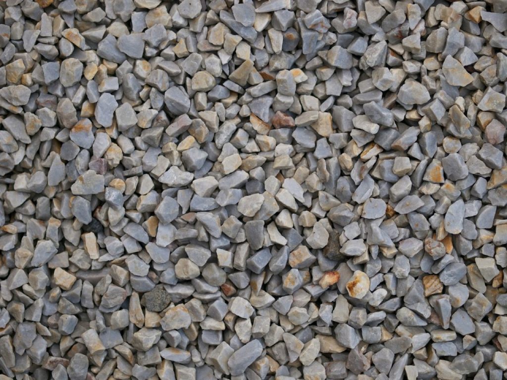Cailloux blancs en vrac : calibre, quantité au m² et prix livré